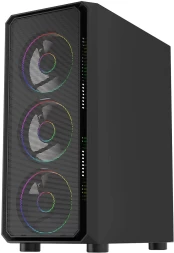 Корпус Bloody CC-126 черный без БП ATX 8x120mm 2xUSB2.0 1xUSB3.0 audio bott PSU
