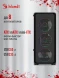 Корпус Bloody CC-126 черный без БП ATX 8x120mm 2xUSB2.0 1xUSB3.0 audio bott PSU