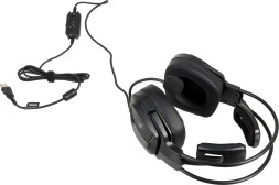 Наушники с микрофоном A4Tech Bloody G575 черный 2м мониторные USB оголовье (G575 USB/ BLACK)