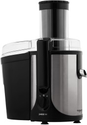 Соковыжималка центробежная Scarlett MaxPower SC-JE50S61 2400Вт рез.сок.:1000мл. серебристый/черный
