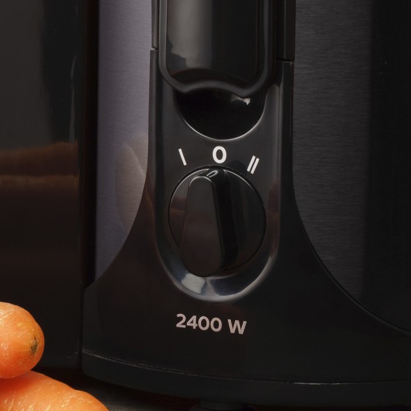Соковыжималка центробежная Scarlett MaxPower SC-JE50S61 2400Вт рез.сок.:1000мл. серебристый/черный