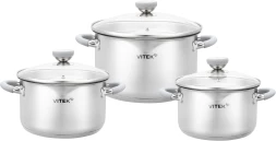 Набор кастрюль Vitek Вкус жизни VT-SS1226 6 предметов