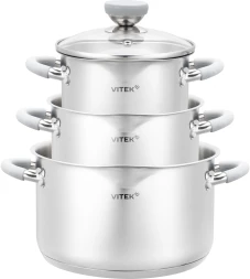 Набор кастрюль Vitek Вкус жизни VT-SS1226 6 предметов