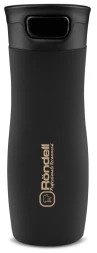 Термокружка для напитков Rondell Tezoro RDS-836 0.4л. черный картонная коробка