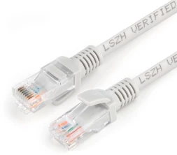 Патч-корд Premier PP31-2M-LSZH 1Гбит/с UTP 4 пары cat.5E CCA molded 2м серый RJ-45 (m)-RJ-45 (m)