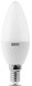 Лампа светодиодная Gauss 8Вт цок.:E14 свеча 220B 3000K св.свеч.бел.теп. C37 (упак.:1шт) (33118)