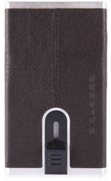 Чехол для кредитных карт Piquadro Black Square PP4825B3R/TM коричневый натур.кожа