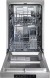 Посудомоечная машина Gorenje GS520E15S (2 корзины) нержавеющая сталь (узкая)