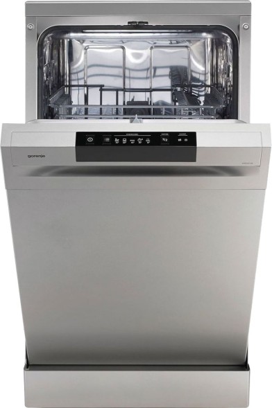 Посудомоечная машина Gorenje GS520E15S (2 корзины) нержавеющая сталь (узкая)