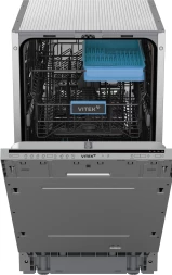 Посудомоечная машина встраив. Vitek VT-BD411 2100Вт узкая серебристый