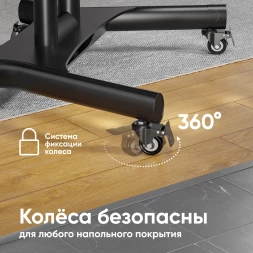 Стойка для телевизора Onkron TS1552 черный 40&amp;quot;-70&amp;quot; макс.60.5кг напольный мобильный