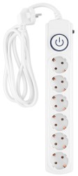 Сетевой фильтр Ippon BK-6-EU-1.8-10-W 1.8м (6 розеток) белый (коробка)