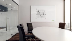 Доска стеклянная Cactus CS-GBD-65X100-WT-TM Сквозное крепление стекло белый 65x100см стекло крепления