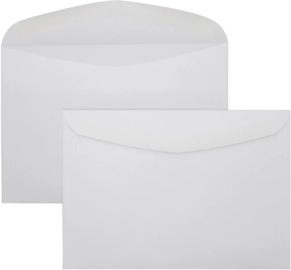 Конверт Silwerhof Eco 250.100 C5 162x229мм белый клеевой слой 80г/м2 (pack:100pcs)