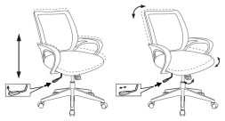 Кресло Бюрократ CH-695N черный TW-01 сиденье черный TW-11 сетка/ткань крестов. пластик