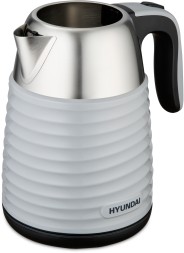 Чайник электрический Hyundai HYK-S4804 1.7л. 2200Вт серый/черный корпус: металл