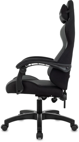 Кресло игровое Zombie Void черный/серый с подголов. крестов. пластик