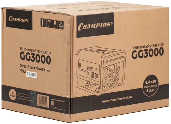 Генератор Champion GG3000 2.5кВт