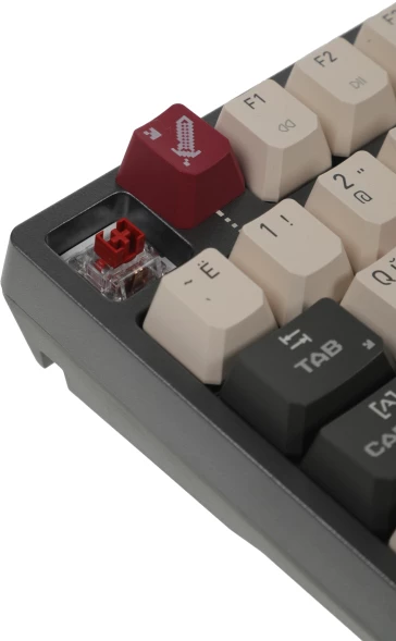 Клавиатура A4Tech Bloody WS98 Pixels Red механическая темно-серый/белый USB беспроводная BT/Radio Multimedia for gamer LED (WS98)