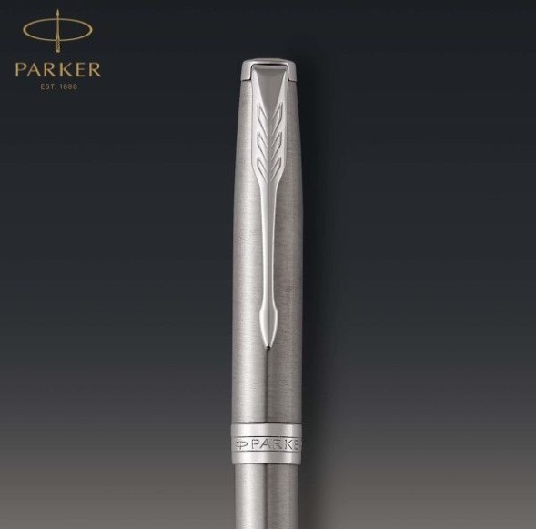 Ручка шариков. Parker Sonnet Core K526 (CW1931512) Stainless Steel CT M черн. черн. подар.кор.