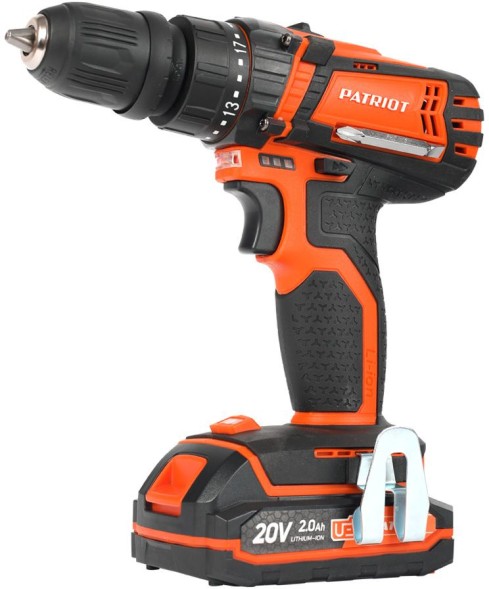 Дрель-шуруповерт Patriot BR 203UES аккум. патрон:быстрозажимной (кейс в комплекте) (180201203)