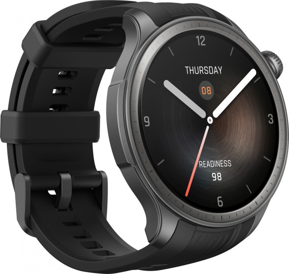 Смарт-часы Amazfit Balance A2287 46мм 1.5&amp;quot; AMOLED корп.черный рем.черный разм.брасл.:140-215мм (6972596107415)