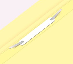 Папка-скоросшиватель Бюрократ Pastel -PSLPAST/YEL A4 прозрач.верх.лист пластик желтый 0.14/0.18