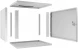 Шкаф коммутационный Cabeus (WSC-05D-9U55/45M) настенный 9U 550x450мм пер.дв.металл 30кг серый 390мм IP20 сталь
