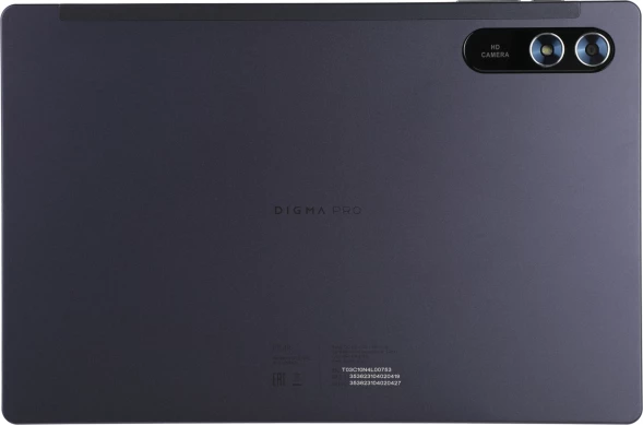 Планшет Digma Pro HIT 18 T606 (1.6) 8C RAM8Gb ROM128Gb 10.5&amp;quot; IPS 1920x1200 4G 2Sim Android 13 фиолетовый 13Mpix 5Mpix BT WiFi microSD 512Gb 7000mAh 5hr