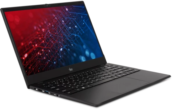 Ноутбук IRU Planio 14ING N-series N100 8Gb SSD512Gb Intel UHD Graphics 14&amp;quot; IPS FHD (1920x1080) FreeDOS black WiFi BT Cam 6000mAh (2058899)