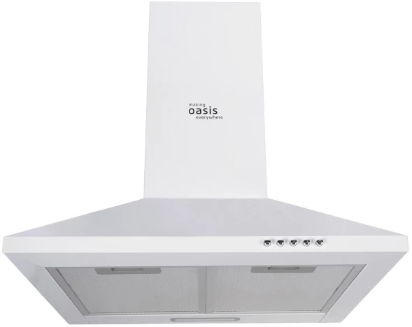 Вытяжка каминная Oasis KB-50W белый управление: кнопочное (1 мотор)