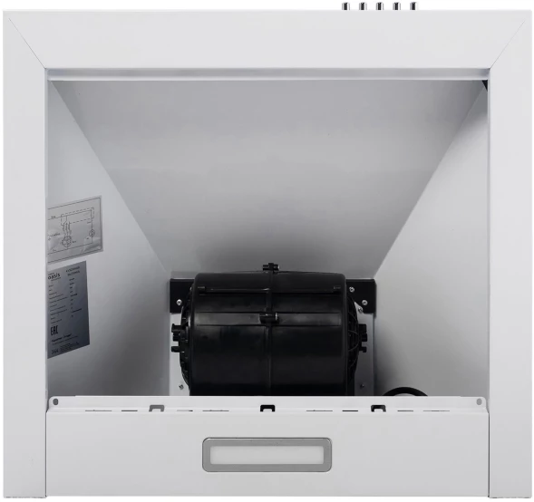 Вытяжка каминная Oasis KB-50W белый управление: кнопочное (1 мотор)