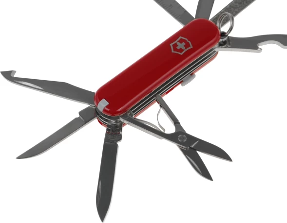 Нож перочинный Victorinox MiniChamp (0.6385) 58мм 18функц. красный карт.коробка