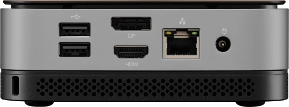 ПК Мини Osio BaseLine B51i-011 i3 1215U (1.2) 16Gb SSD512Gb UHDG без ОС GbitEth WiFi BT 59.85W коричневый/серебристый