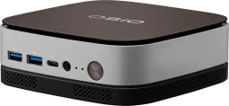 ПК Мини Osio BaseLine B51i-011 i3 1215U (1.2) 16Gb SSD512Gb UHDG без ОС GbitEth WiFi BT 59.85W коричневый/серебристый