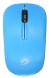 Мышь Оклик 525MW черный/голубой оптическая (1000dpi) беспроводная USB для ноутбука (3but)
