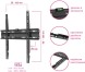 Кронштейн для телевизора Arm Media PLASMA-3 new черный 22&amp;quot;-65&amp;quot; макс.55кг настенный фиксированный