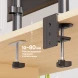 Кронштейн для мониторов Onkron D101E черный 13&amp;quot;-34&amp;quot; макс.10кг настольный поворот и наклон
