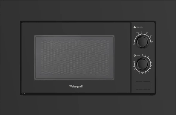 Микроволновая печь Weissgauff HMT-2016 BGL Flat Table 20л. 700Вт черный (встраиваемая)