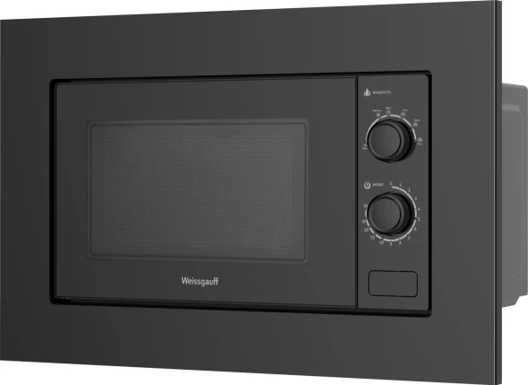 Микроволновая печь Weissgauff HMT-2016 BGL Flat Table 20л. 700Вт черный (встраиваемая)