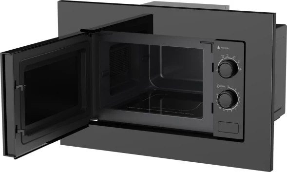 Микроволновая печь Weissgauff HMT-2016 BGL Flat Table 20л. 700Вт черный (встраиваемая)