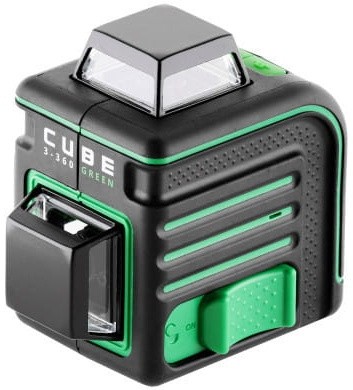 Уровень лазер. Ada Cube 3-360 GREEN Professional Edition 2кл.лаз. 520нм цв.луч. зеленый 3луч. (А00573)