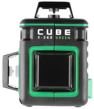 Уровень лазер. Ada Cube 3-360 GREEN Professional Edition 2кл.лаз. 520нм цв.луч. зеленый 3луч. (А00573)