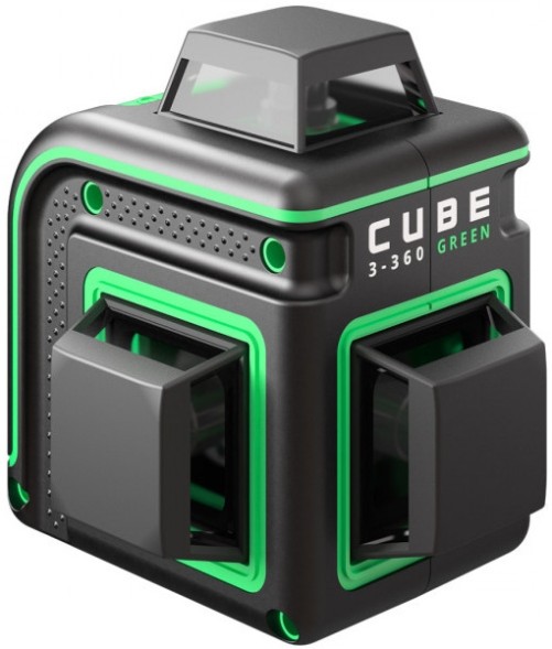 Уровень лазер. Ada Cube 3-360 GREEN Professional Edition 2кл.лаз. 520нм цв.луч. зеленый 3луч. (А00573)