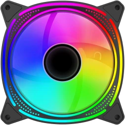 Вентилятор для корпуса Bloody BD-CF120ARGB6 ARGB 120х120x25 черный 4-pin 26дБ (BD-CF120ARGB6-BK) Ret