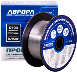 Проволока свар. Aurora E71T-GS D0.8мм 450гр (39776)