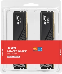 Память DDR5 2x16GB 6400MHz A-Data AX5U6400C3216G-DTLABBK XPG Lancer RTL PC5-51200 CL32 DIMM 288-pin 1.4В kit dual rank с радиатором Ret