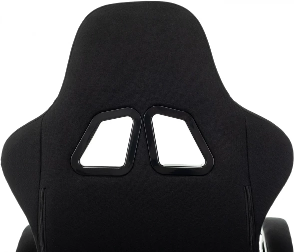 Кресло игровое Zombie Shadow черный/серый с подголов. крестов. пластик подст.для ног пластик черный