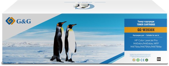 Картридж лазерный G&amp;amp;G GG-W2030X 415X черный (7500стр.) для HP LJ M454/MFP M479