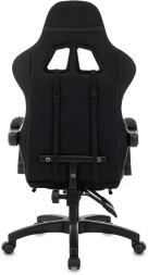 Кресло игровое Zombie Weaver черный с подголов. крестов. пластик подст.для ног пластик черный